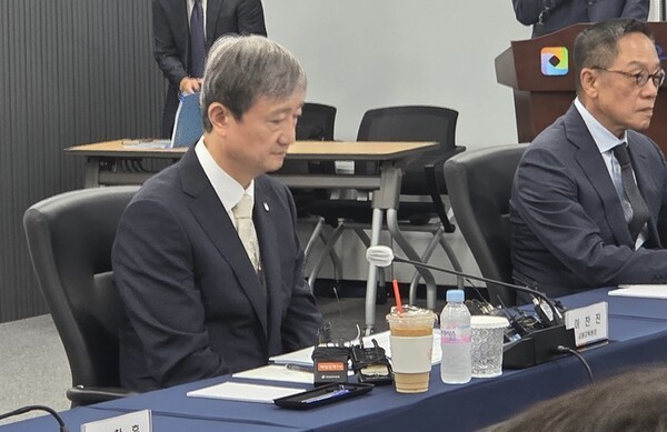 이찬진 금융감독원장이 16일 서울 중구 여신금융협회에서 열린 여신전문업계 간담회에서 모두발언을 하고 있다. [출처=EBN]