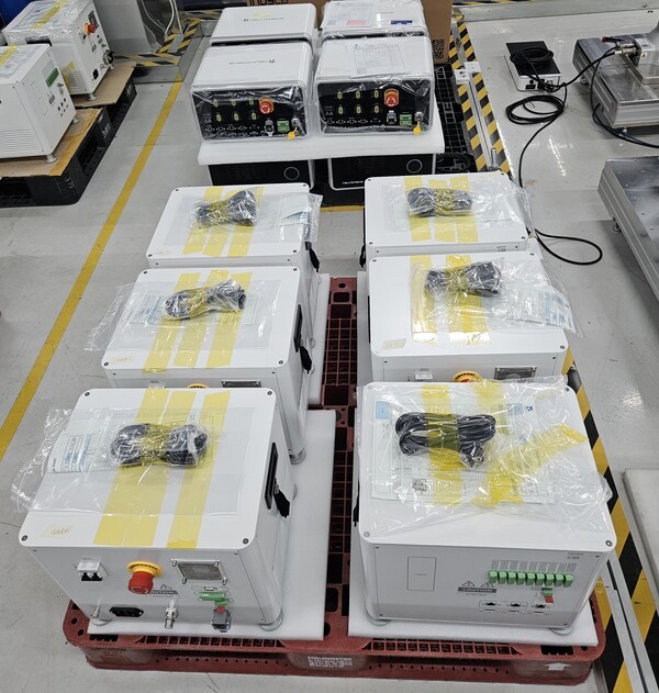 뉴로메카의 컨트롤러 박스. [출처=진운용 기자]