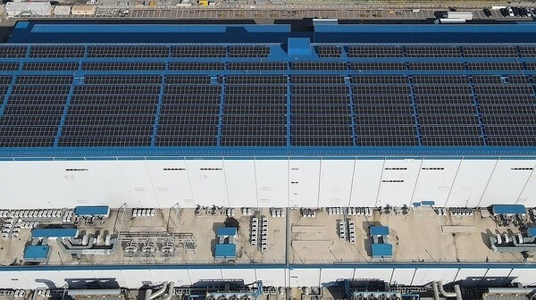 포스코퓨처엠의 광양 양극재 공장 태양광 발전 설비. [출처=포스코퓨처엠]