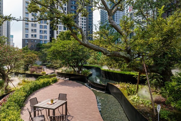 삼성물산 래미안 원베일리의 그린 캐스케이드[출처= 삼성물산]