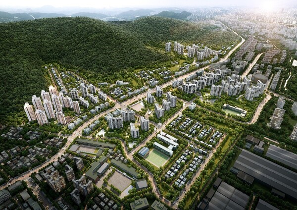 광명 구름산지구 개발 예정도[출처= 유승종합건설]