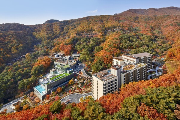 포레스트 리솜, 가을 전경. [출처=호반호텔앤리조트]