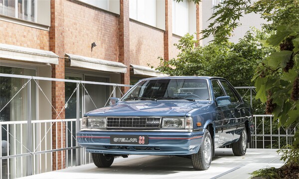 'By your side – 스텔라 & 쏘나타' 전시에서 선보이는 '스텔라 88' 복원 차량 [출처=현대자동차]