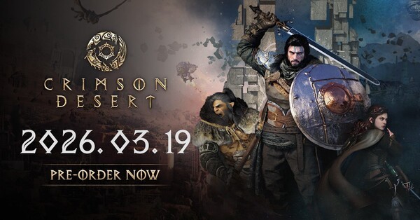 펄어비스, 신작 '붉은사막' 오는 2026년 3월 19일 출시. [출처=펄어비스]
