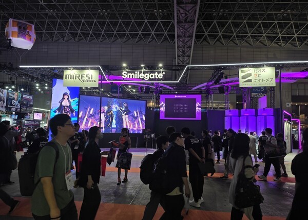 스마일게이트 '도쿄게임쇼 2025' 부스 전경. [출처=스마일게이트]