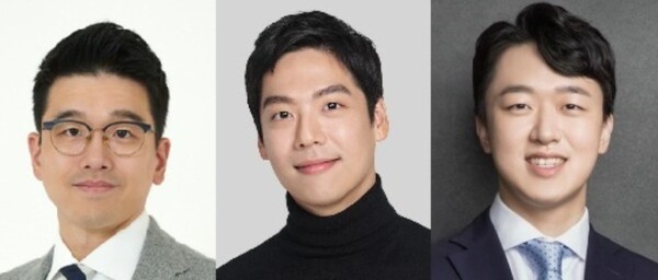 (왼쪽부터) 이선호 CJ 미래기획실장, 담서원 오리온 경영관리담당 전무, 신상열 농심 미래사업실장 전무. [출처=각 사]