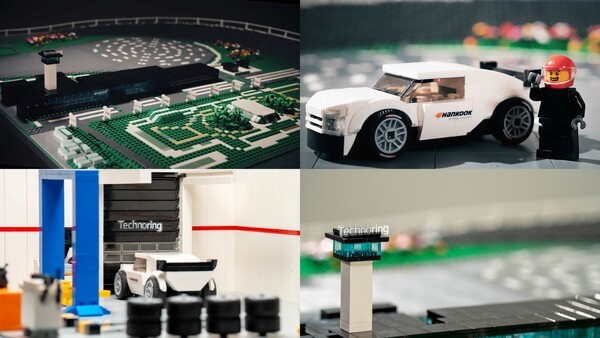  레고로 구현한 한국테크노링 [출처=한국타이어앤테크놀로지]