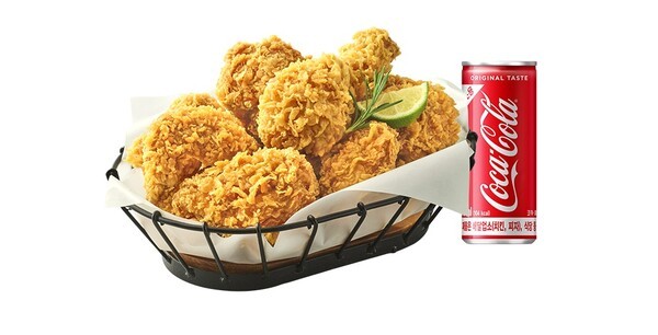 bhc, 후라이드 반 마리 메뉴. [출처=다이닝브랜즈그룹]