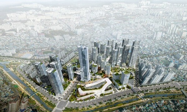 광주 전방·일신방직 부지 개발 조감도.[출처=광주시]