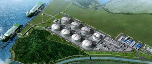 충남 보령 영보일반산업단지에 있는 보령LNG터미널 조감도. [출처=GS그룹]