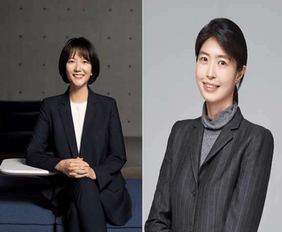 (왼쪽부터) 최수연 네이버 대표와 정신아 카카오 대표 [출처=각사]