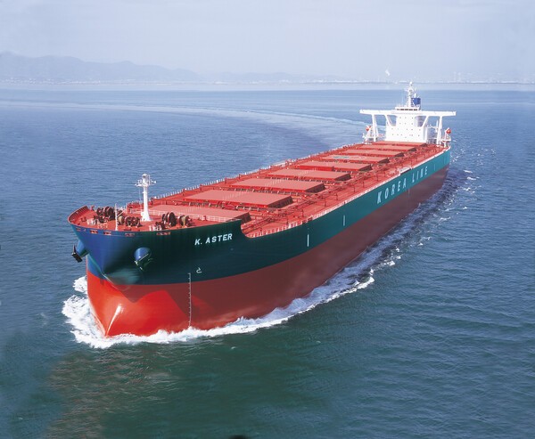 대한해운 벌크선 케이 아스터(K.ASTER)호. [출처=SM그룹 ]