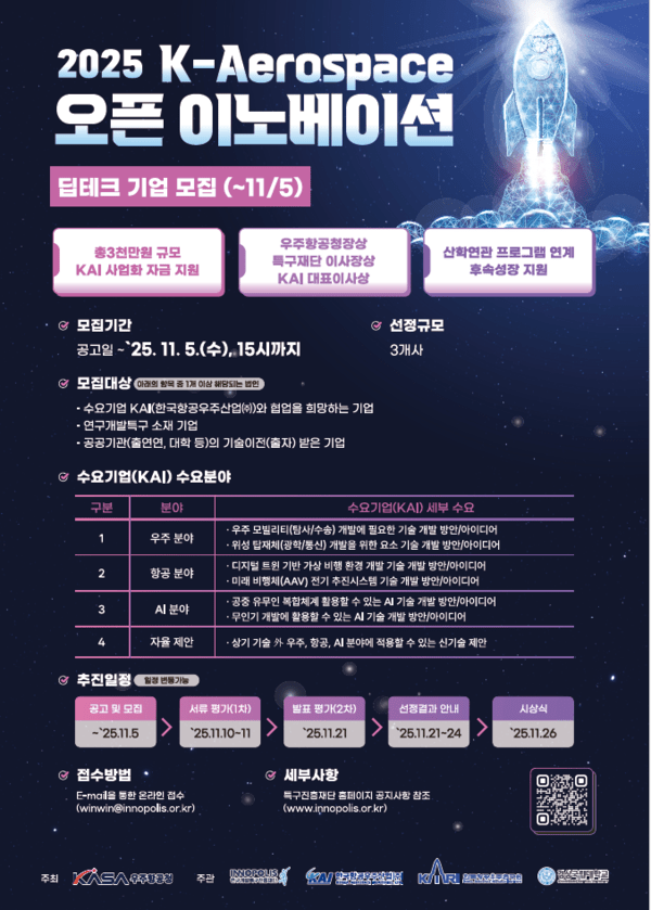 KAI의 오픈 이노베이션 프로그램.[출처=KAI]