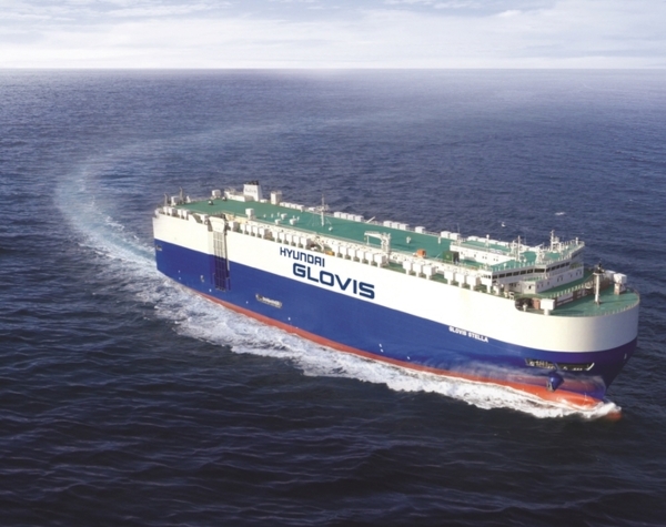 ▶ 현대글로비스의 자동차운반선 &lsquo;글로비스 스텔라&rsquo;호 [제공=현대글로비스]