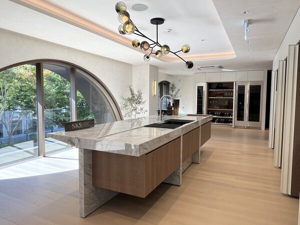 LG전자, ‘SKS 서울’ 쇼룸에 전시된 주방.[출처=김신혜 기자]