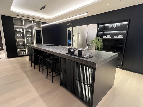 LG전자, ‘SKS 서울’ 쇼룸에 전시된 주방.[출처=김신혜 기자]