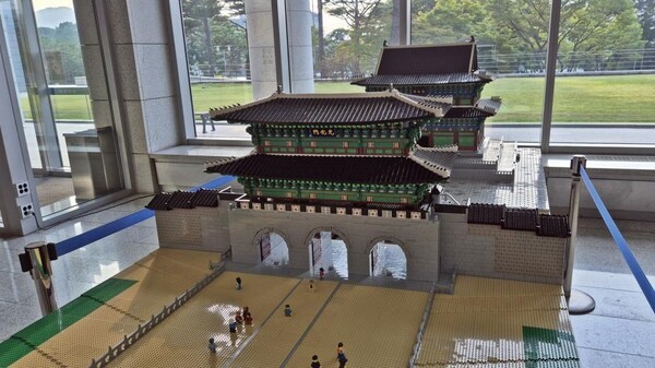 허윤성 작가의 광화문·근정전 브릭 디오라마 [출처=국립중앙과학관]