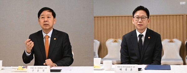 구윤철 부총리(사진 왼쪽)와 배경훈 부총리(사진 오른쪽) [출처=정부]