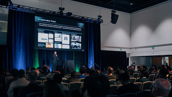 지난 14일 미국 새너제이에서 진행된 '2025 OCP 글로벌 서밋'에서의 SK하이닉스의 발표 세션 현장. [출처=SK하이닉스]