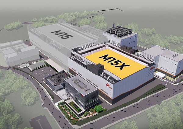 충북 청주시 SK하이닉스 신규 팹(Fab) M15X 건설 조감도. [출처=SK하이닉스]