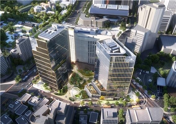 서울광장 일대 주요 빌딩 3곳 리모델링 사업 조감도[출처= 서울시]