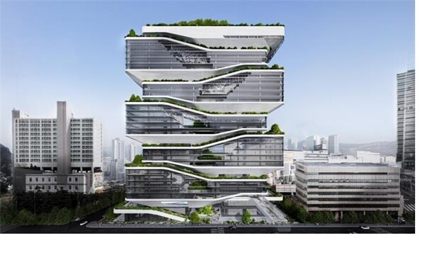 용산 나진상가 19 · 20동 부지 재개발 조감도.[출처=서울시]