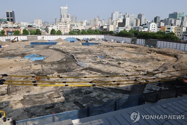종로구 세운4구역 재개발 공사현장.[출처=연합뉴스]