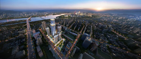 영등포 유원제일2차 재건축 파로 써밋 49 조감도[출처=대우건설 ]