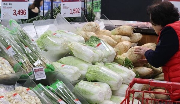 2일 서울의 한 대형마트에서 시민이 장을 보고 있다. [출처=연합]