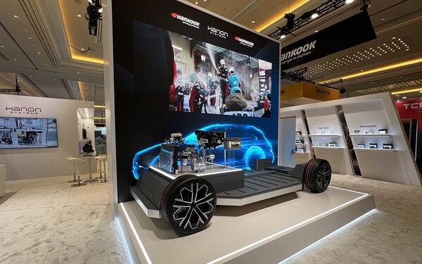 한온시스템 4세대 히트펌프시스템 목업 [출처=한온시스템]