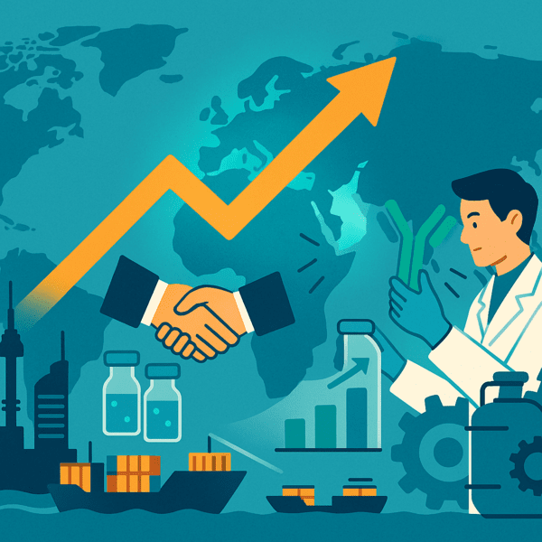 글로벌 바이오의약품 시장이 매년 성장 가도를 달리는 가운데 국내 바이오기업들도 존재감을 키우고 있다. [출처=오픈 AI]