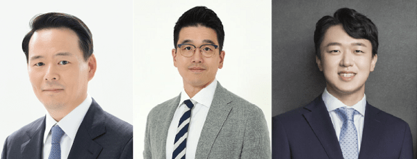 허진수 SPC그룹 부회장(왼쪽부터), 이선호 CJ 미래기획실장, 신상열 농심 미래사업실장 [출처=각 사]