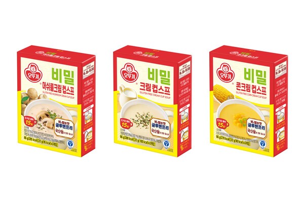 ‘비밀 컵스프’ 3종. [출처=오뚜기]