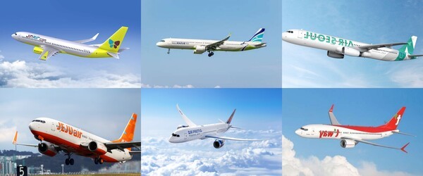 국내 항공사들이 올해 동계기간 근거리 노선 중심의 운영 전략으로 선회하고 있다.[출처=각 항공사]