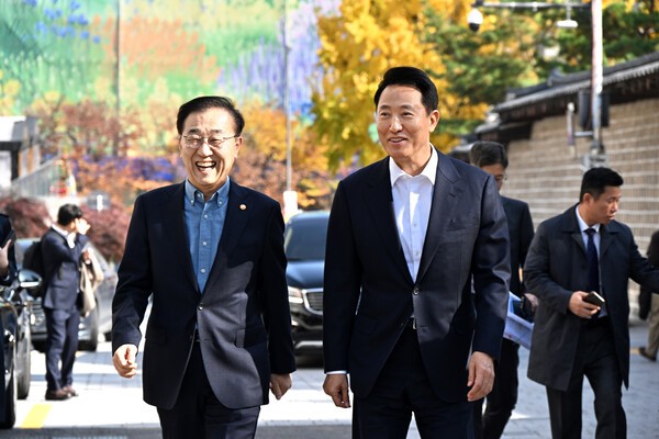 김윤덕 국토부 장관과 오세훈 서울시장[출처=서울시 ]