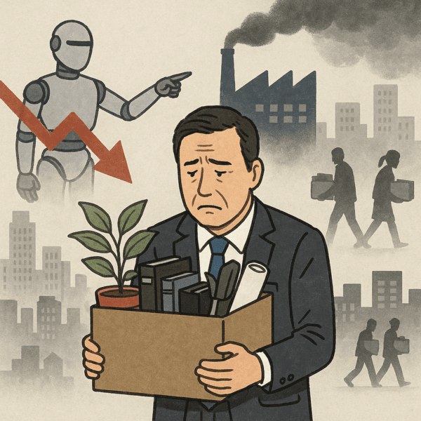 유통·식품업계를 비롯한 내수 산업 전반에서 희망퇴직과 공채 축소가 확산되며 인력 감축 흐름이 가시화되고 있다. AI 도입이 가속화되면서 산업 구조 자체가 재편되고, 전통적 고용 방식이 흔들리고 있다는 지적이다. [출처=오픈AI]