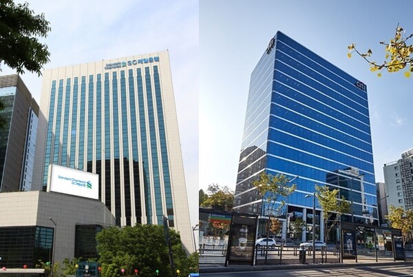 외국계 은행인 SC제일은행과 한국씨티은행이 올 3분기 실적에 대한 희비가 엇갈렸다. 왼쪽부터 SC제일은행 사옥, 한국씨티은행 사옥. [출처=각 사]