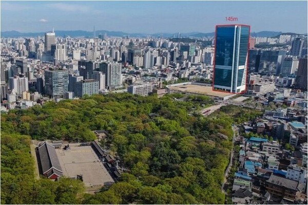 서울시 고시 내용을 바탕으로 만든 세운4구역 건물 가상도.[출처=국가유산청]