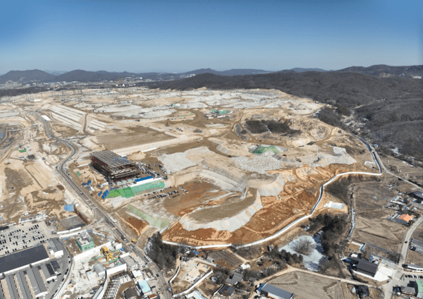 SK하이닉스 용인 반도체 클러스터 건설 현장. [출처=SK하이닉스]