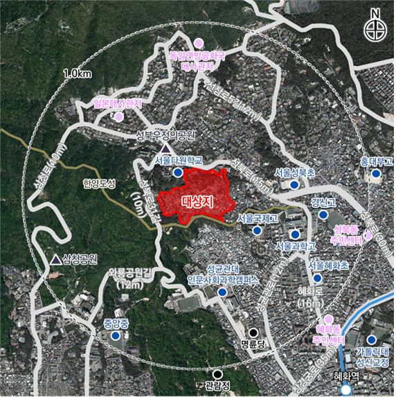 성북2구역 위치도. [출처=서울시]