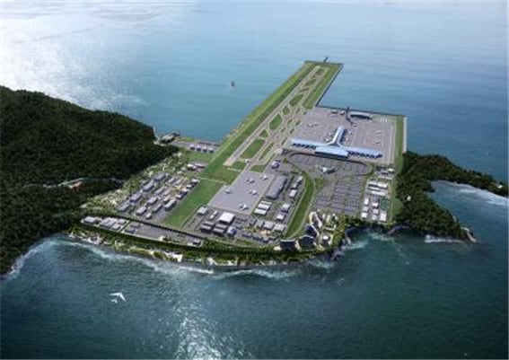 가덕도 신공항 조감도.[출처=국토부]