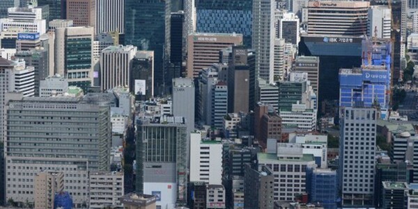 대기업들이 모여있는 서울 광화문 시내 전경. [출처=연합]