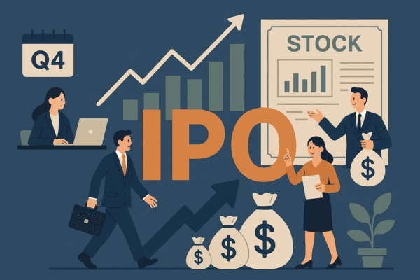 올 4분기 IPO 성수기에 증시 강세까지 더해지면서 기업공개(IPO) 시장에 온기가 돌고 있다. [출처=오픈AI]