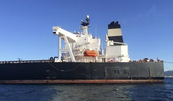 이란산 원유를 실은 유조선. [출처=연합뉴스]