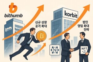 thumbnail - 빗썸·코빗, 신규상장+법인영업 속도…