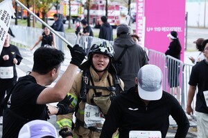 LG U+, 순직소방관 추모 마라톤 성료