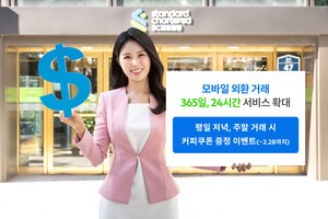 thumbnail - SC제일은행, 모바일 외환거래 365일 24시간 확대 운영