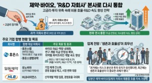 돈줄 말라가는 K제약바이오...'분사 실험' 접고 '한지붕 전략' 가동 - 뉴스 썸네일 이미지