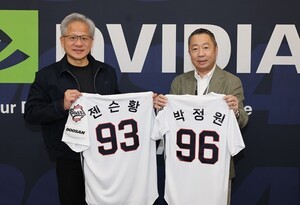 두산, 엔비디아와 AI 팩토리·로봇·첨단소재 전방위 협력 '맞손'