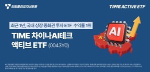 thumbnail - 타임폴리오 '차이나AI ETF', 1년 수익률 60%…중화권 ETF 1위